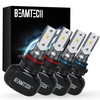 BEAMTECH 900-5 900-6 Bulbs Combo, S1 Series Fanless 300% Brighter