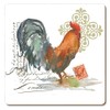 Cala Home Set of 4 Coasters - Rooster in Watercolour