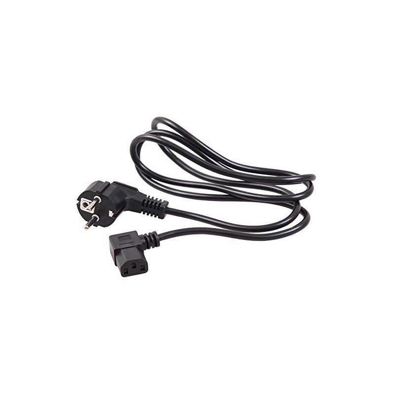 Maclean MCTV-803 Earthing Contact Angled to IEC Plug Left Angled