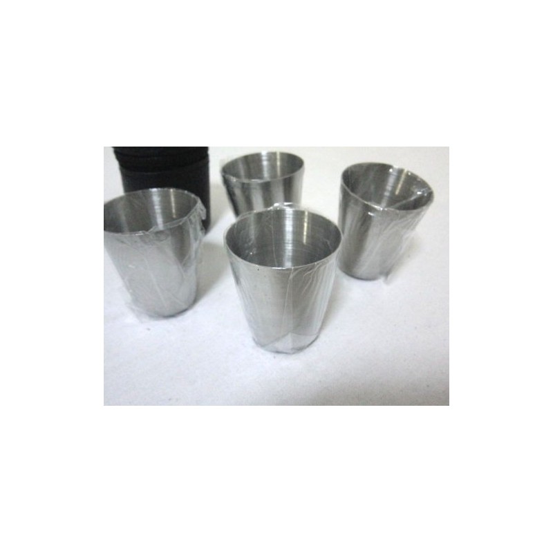 Banquet Outside! Compact Portable Cup Set of 4 with Case,