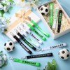 36 Pcs Soccer Keychains with Inspirational Quotes - Team Gifts