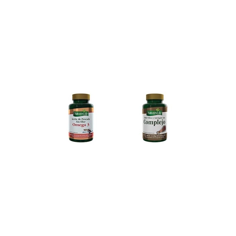 Nature’s Life Aceite de Pescado Omega 3 + Vitamina E