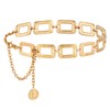 Gold Chain Belt, Metal Waist Chain for Women Fashion Chunky