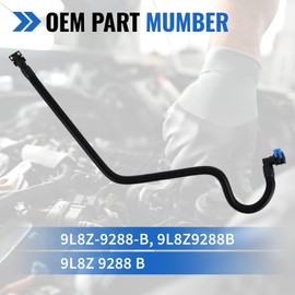 9L8Z-9288-B Fuel Line Hose Assembly, Compatible with 2009-2012 Ford Escape 3.0L V6, 2009-2011 Mercury Mariner 3.0L V6, From Rail Down to Frame