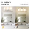 zeyu 21.6 Inch Bathroom Lights Fixtures Over Mirror, Modern Bathroom