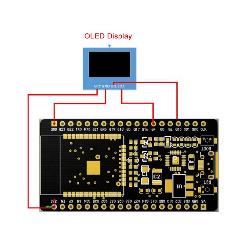 Walfront Placa de Desarrollo ESP32 Módulo de Doble núcleo inalámbrico