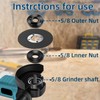 7PCS IALTMEI Angle Grinder Nut ＆ Angle Grinder Wrench Set，