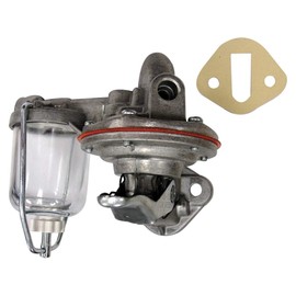 Complete Tractor New 1203-3026 Fuel Lift Pump for Massey Ferguson 1100, 1130, 410 Combine, Super, Black