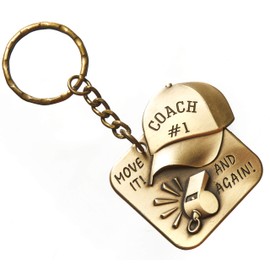 Best Coaches Gift: Premium Quality Keychain in a Unique Zipper Pack