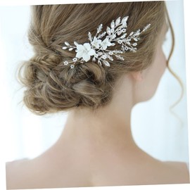 Healvian 1pc Elegant Rhinestone Bridal Headpiece Accessory for Weddings Parties and Special Occasions Lightweight and Comfortable Women Hair Clip