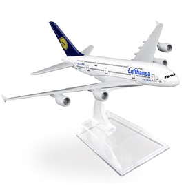 SimplyAir 1/400 Lufthansa Airbus A380-800 Airplane Model Kits die-cast alloys Airplane Model for Collection and Display