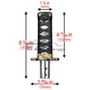 EZAUTO WRAP 10cm Black White Shift Knob Samurai Sword Alloy
