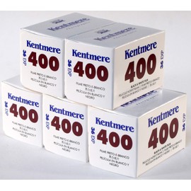 Kentmere 400asa Black & White Film 35mm 36exp 5 Pack