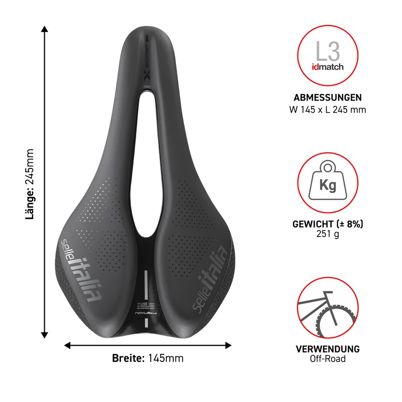 Selle Italia Novus Boost EVO X-Cross TM Superflow - MTB
