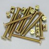 10-Set M6 Furniture Bolt and Nut Kit, Hex Socket Bed