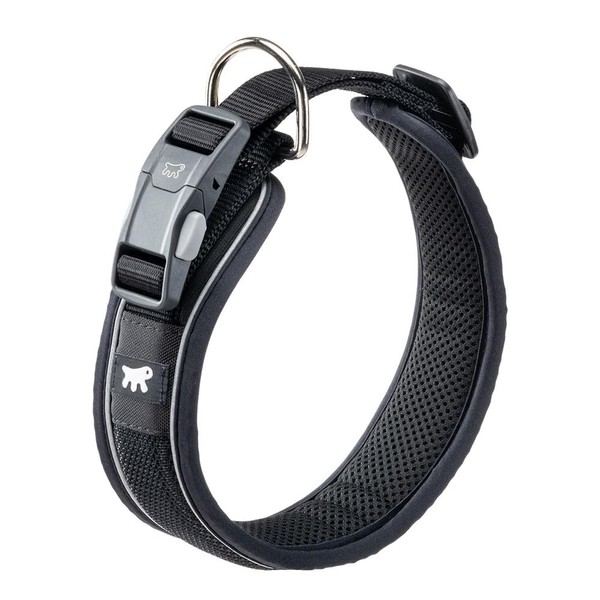 Ferplast Genius C25/65 Dog Collar, Reflective, Breathable, Adjustable, Magnetic Closure