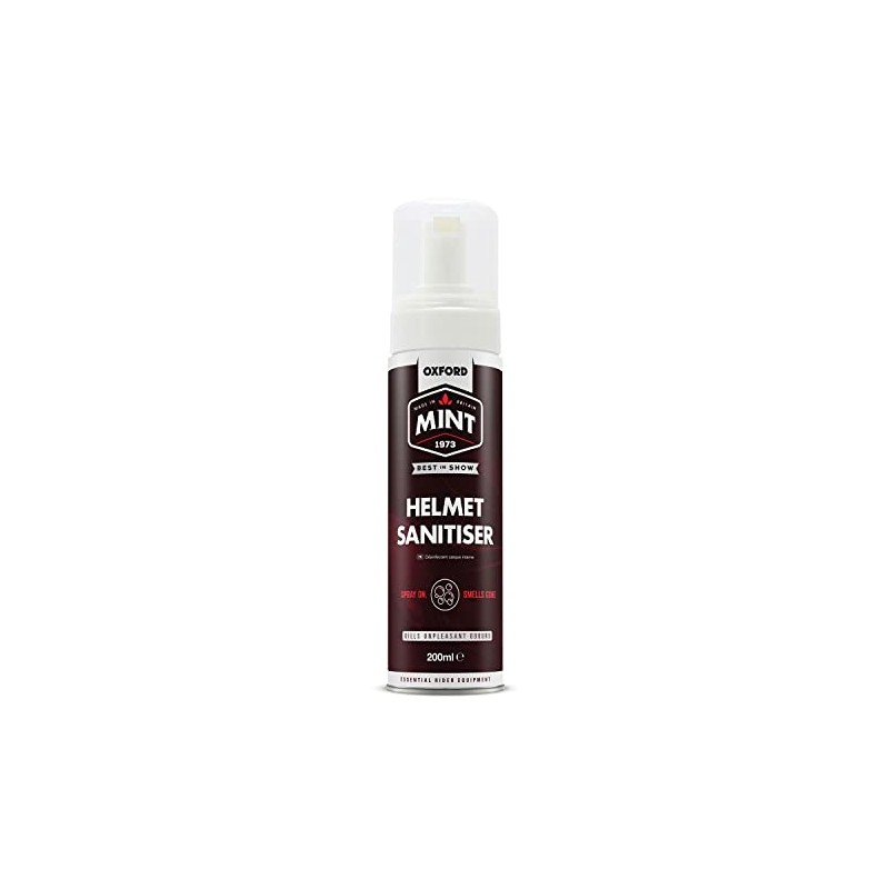 OXFORD Mint Helmet Sanitiser Foam 200ml