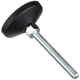 Adjustable foot, alloy steel, AEP38 thread M6 x 50, load capacity up to 100 kg, pack of 4