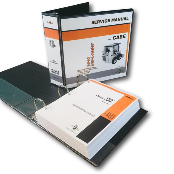 Case 1840 Uni-Loader Skid Steer Service Repair Manual Technical Shop