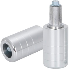 Avan Knight KRB061 Motorcycle Engine Guard Frame Slider 2.8 inches (72 mm), Left and Right 2 Piece Set, Black, Blue, Red, Silver, Gold, General Purpose