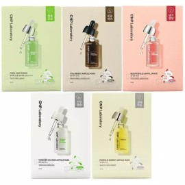 Cha & Park CNP 차앤박 앰플 마스크팩 5매-포어 비타 레드 뮤제너 프로폴리스_선택 [포어타이트닝] CNP ChaeN Park Ampoule Mask Pack 5 sheets - Pore Vita Red Mughener Propolis _ Selection [Pore Tightening]