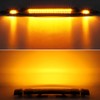 Partsam 3Pcs Smoked Lens Amber Cab Marker Lights Replacement for