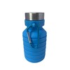 FIELDCRAFT Collapsible Silicone Water Bottle, BPA Free, Foldable, Leak Proof