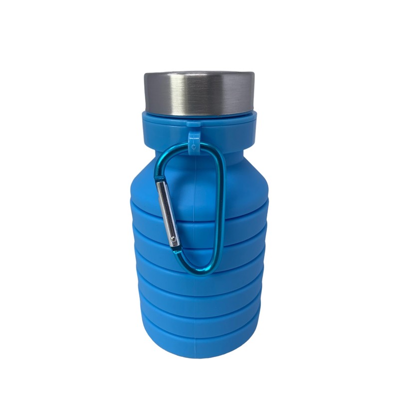 FIELDCRAFT Collapsible Silicone Water Bottle, BPA Free, Foldable, Leak Proof