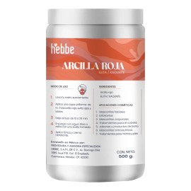 Arcilla Roja Barro Mascarilla Facial Suave Corporal 500g