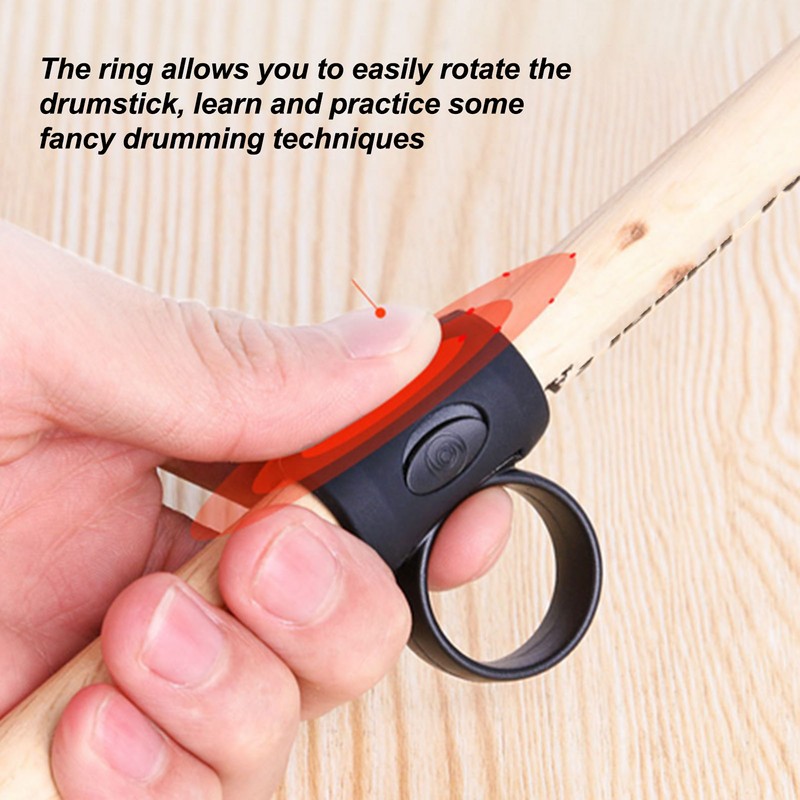 2 Pcs Drumstick Control Clip Auxiliary Drum Stick Grip ABS