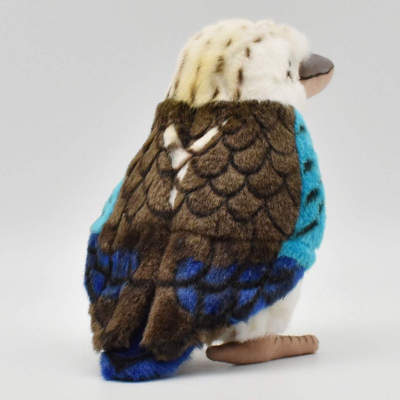 ハンサ(HANSA) アオバネワライカワセミ ぬいぐるみ 18x12x17cm アクリル No.3775