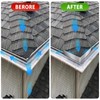 4 PCS Gutter Valley Splash Guards,Rain Gutter Valley Roofing Gutter