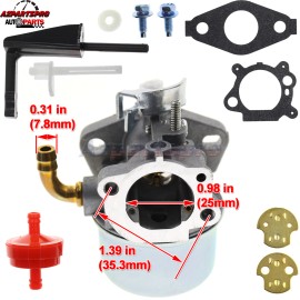 Carburetor Carb For GenPower 206 6.0HP B&S OHV Engine 580-323300