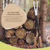 KABIN Fire Tong Log Grabber – Extra Long Firewood Claw