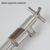 HAOXIN Shower Head Manifold with Double Outlet and Shut Off