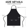 June tech Professional Adjustable Apron with 2 Pockets Cooking Kitchen