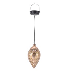 Solar Powered Patio Lamp LED Hanging Light Retro Decorative Lantern for Outdoor Party Garden Camping