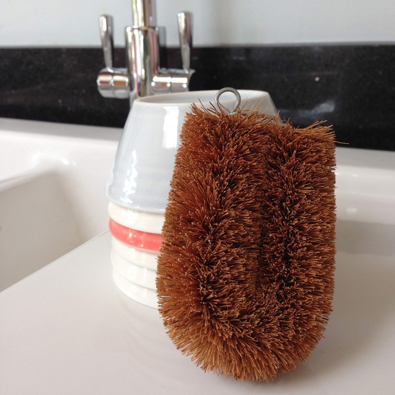 LoofCo Washing-Up Brush SET OF 3, coir fibre, single x