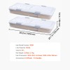 20.1 X 5.9 Inch Underbed Containers Gray Latch Ro Shoes