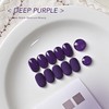 Purple Gel Nail Polish, 16ml, 4596 Deep Purple