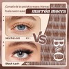 B&Q Pestañas Postizas Kit Completo Marrones Mochalash 01 Extensiones de