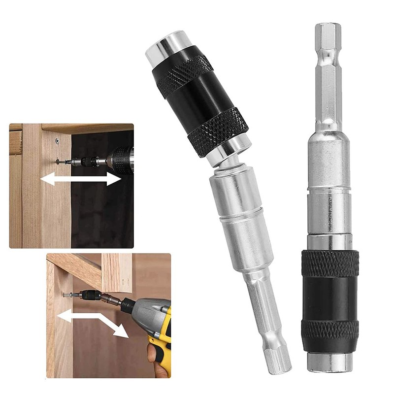Gasea 3 Packs Magnetic Rotary Screw Drill Tip, 1/4 inch