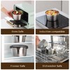 MAXCOOK 316L Stainless Steel Food Storage Containers with Lids, 20oz