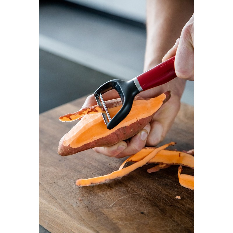 KitchenAid Stainless Steel Y Peeler - Empire Red