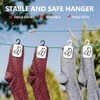 SOESFOUFU Sock Display Hooks Lightweight Plastic Sock Hangers for Retail