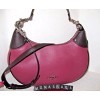 Coach CJ864 Mara Hobo Shoulder Crossbody Bag Light Raspberry Contrast