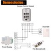 HWMATE DC12V Plastic Wired Doorbell Chime 36 Ringtones for Access