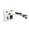 Multimedia Socket Aluminum Alloy USB HD VGA 3.5MM Sound RJ45