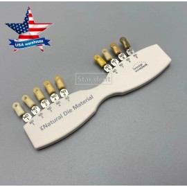 Ivoclar Vivadent Dental Teeth Shade Guides IPS Natural Die Ivoclar Vivadent Porcelain 9 Colors