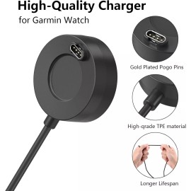 Unbranded 3.3ft USB Fast Charging Cable For Garmin Fenix 5 5S 5X / Fenix 5 5X 5S Plus